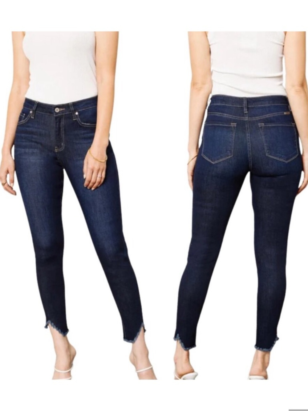Kancan Jeans High Rise Gemma Super Skinny Stretch Denim Shark Bite KC7267D 11/29